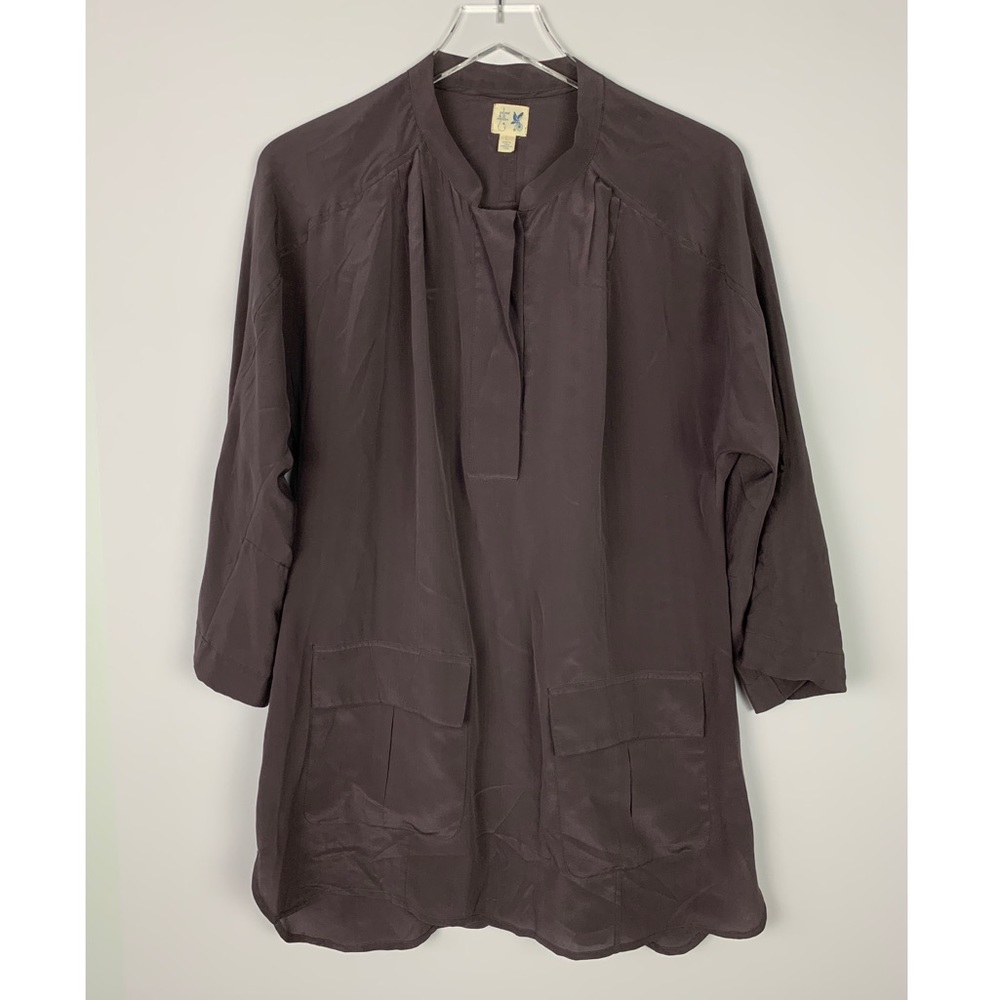 Edyme & Esyllte by Anthropologie Silk Blouse L